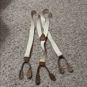 Button on suspenders